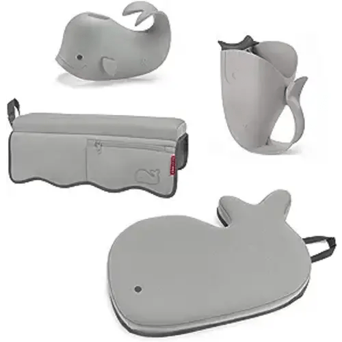 Skip Hop Moby Baby Bath Essential Set, Grey - Essentials Kit Grey