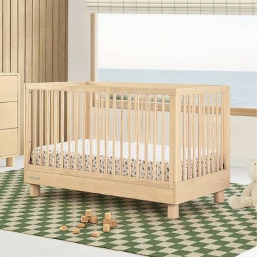 Delta Children Ari 4-in-1 Convertible Full-Size Crib - Natural Sandstone