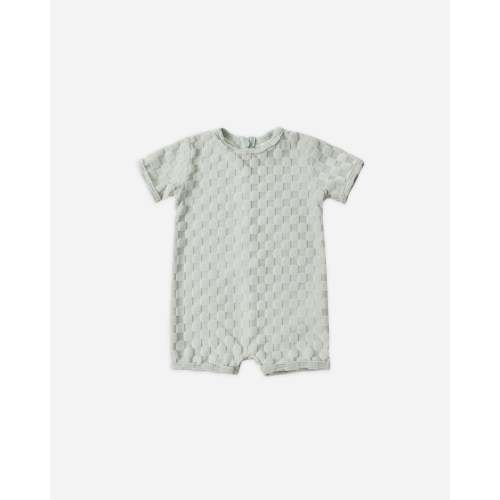 Shorty One-Piece Sage Check