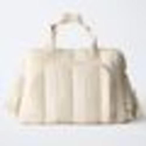 Striped maternity bag