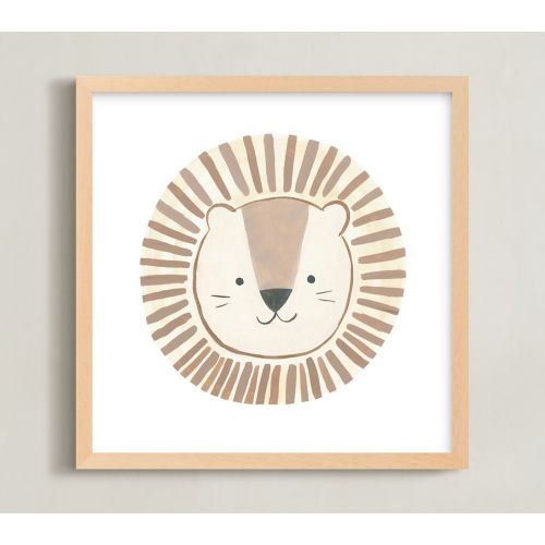 Minted® Animal Faces Wall Art Collection by Teju Reval | Pottery Barn Kids