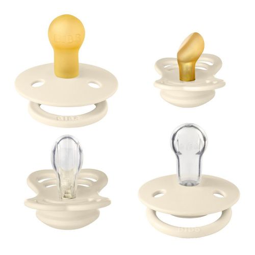 Bibs Try-it Collection 4-Pack Pacifiers 0-6mo