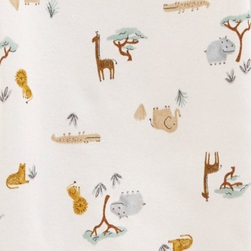 Baby Girls' 2pk Safari Sleep N' Play - Just One You® made by carter's Off-White/Beige