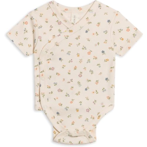Colored Organics Unisex Organic Cotton Bodysuit - Short Sleeve Infant One Piece - Baby Boy and Girl Clothing