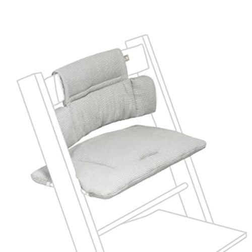Stokke Tripp Trapp Classic Cushion, Nordic Grey - Pair with Tripp Trapp Chair & High Chair for Support and Comfort - Machine Washable