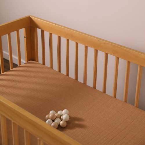 Babyletto Crib Sheet in GOTS Certified Organic Muslin Cotton – Namesake