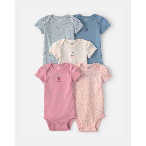 Baby Girl 5-Pack Fruit Multipack Bodysuits | Carter's