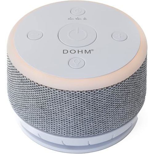 Yogasleep Dohm Nova White Noise Sound Machine, Better Sleep for Babies & Adults. Includes Night Light, 10 Fan Speeds & Calming Pink Noise for Louder Noise Masking. Noise Canceling for Office Privacy.