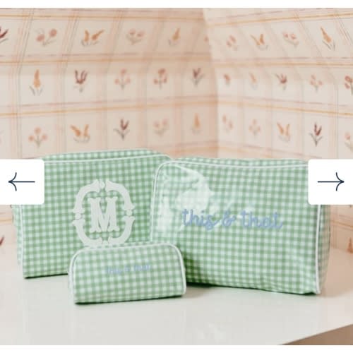 Patterned Toiletry Bag Set | Weezie Towels