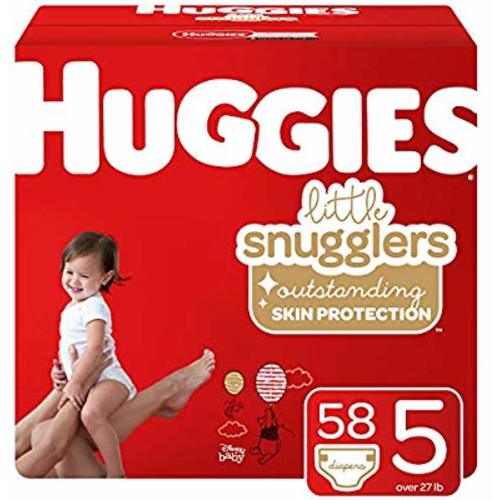 Huggies Little Snugglers Baby Diapers, Size 5, 58 Ct - Size 5 (58 Count)