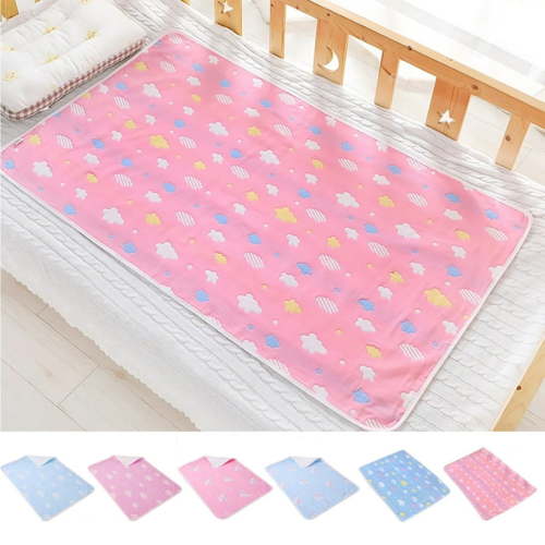 Baby Diaper Changing Pad, 11.8" X 17.7" Newborns Waterproof Diaper Pad Reusable Nappy Multi Function Washable Mat for Home and Outdoor (Blue)