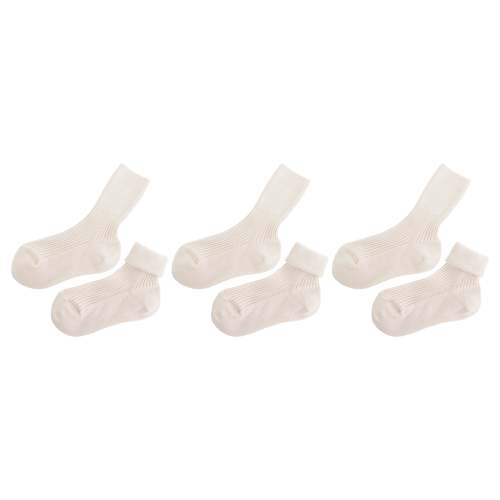 tittimitti® 100% Organic Cotton Toddler Socks (3-Pack) – Made in Italy, Unisex, Soft & Breathable for Boys & Girls.