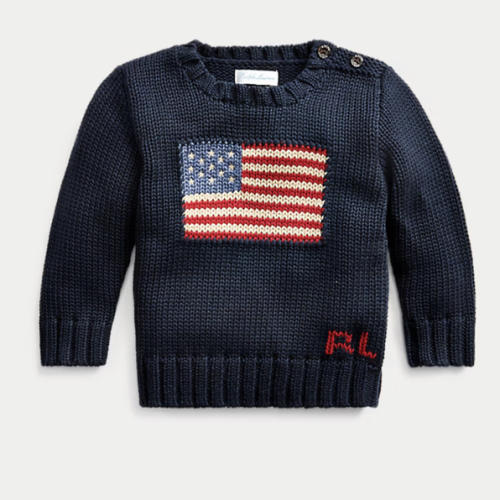 Baby Boy The Iconic Flag Sweater | Ralph Lauren