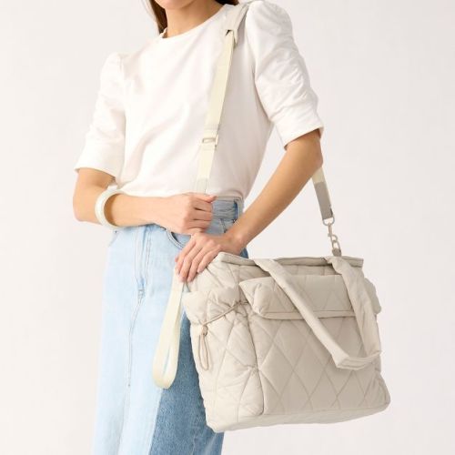 Women's Featherweight Welland Diaper Bag Tote Bag Pumice Stone