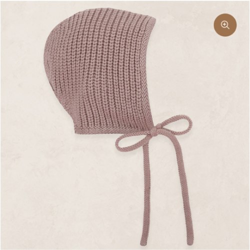 Knit Bonnet - Mauve