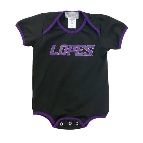 Third Street Infant Black and Purple Lopes Onesie