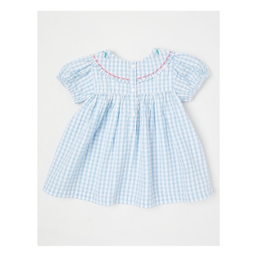 Peter Pan Pocket Dress in Light Blue