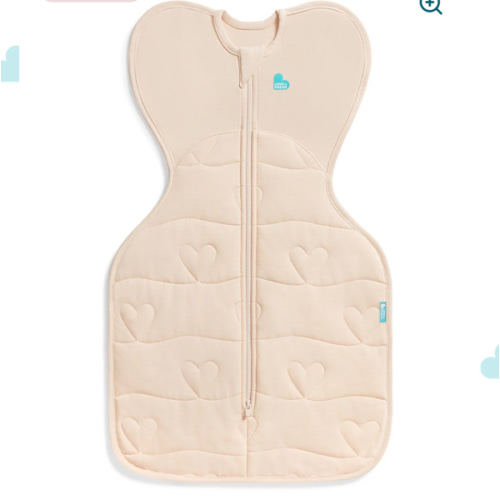 Swaddle Up™ 3.5 TOG Cotton Blush Heart Quilting