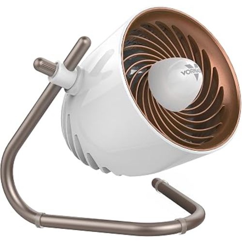 Vornado Pivot Personal Air Circulator Fan, 6-inch, Quiet Portable for Travel, 3 Speed Settings, Targeted Cooling Airflow, 360-Degree Adjustable Axis, Fan for Bedroom, Office, And Desktop, Copper