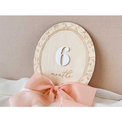 Baby Milestone Marker Monthly Milestone Baby Girl Month Milestone Card Baby Shower Months Baby Milestone Monthly Baby Milestone Month Sign