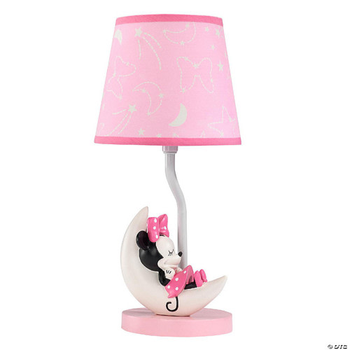 Disney Baby Minnie Mouse Pink Celestial Lamp with Shade & Bulb by Lambs & Ivy