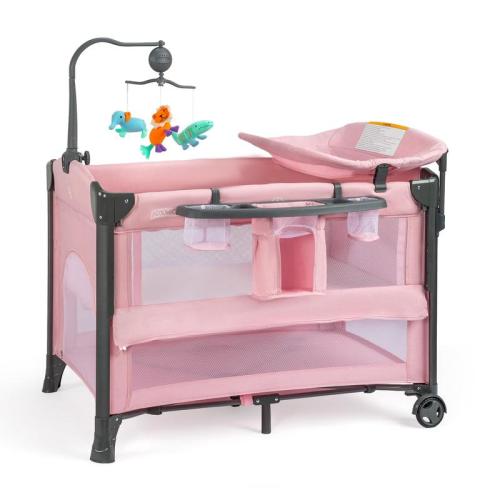 JOYMOR 5 in 1 Baby Bassinet with Changing Table, Besdide Bassinet, - TikTok Shop