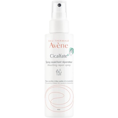 Avène Cicalfate+ Absorbing Soothing Spray to dry and restore irritated, sensitive skin, helps restore skin barrier, safe for infants, children and adults