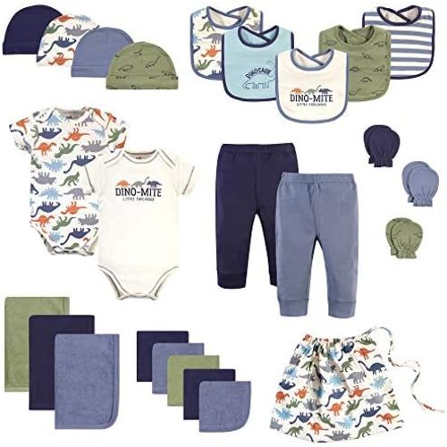 Touched by Nature Unisex Baby Organic Cotton Layette Set and Giftset