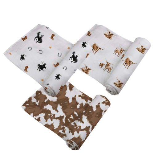 On The Range Swaddles - 3PK – Little Buffalo Creek Co.