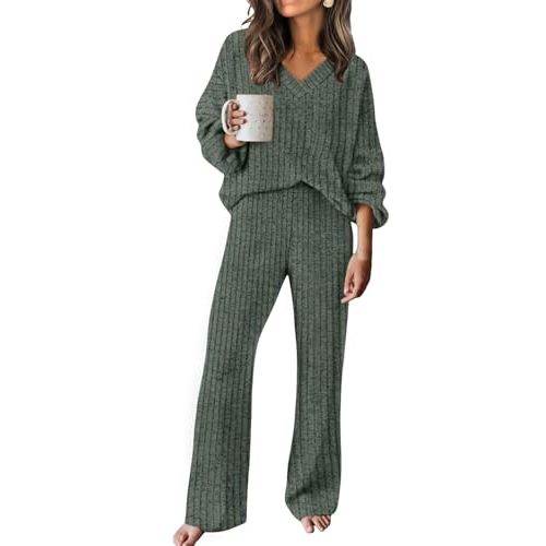 RUMIA Lounge Sets for Women 2026 Vacation Matching Track Suits Sweater Fall Outfits (S-2XL)