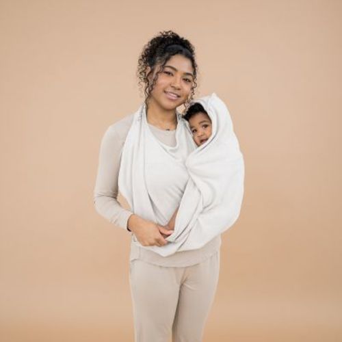 Kyte Baby Terry Apron Towel in Oat Oat