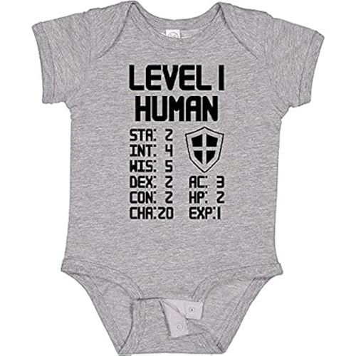 inktastic Level 1 Human Baby Bodysuit