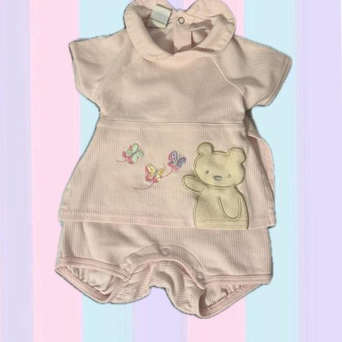 Mcbaby onesie with bear and butterfly design. Size:...