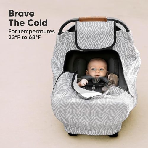 Car Seat Cover for Babies - Color: Herringbone
