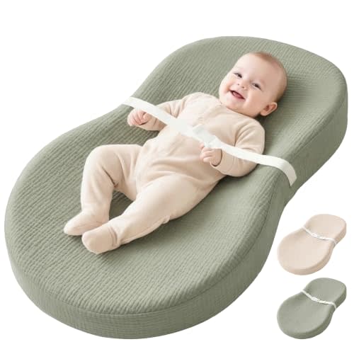 Changing Pad Set with Waterproof Lining & 2 Pack Muslin Covers
