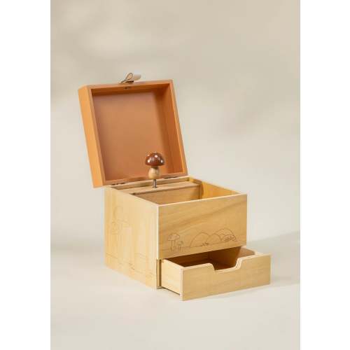 Wooden Musical Souvenir Box - Nature 