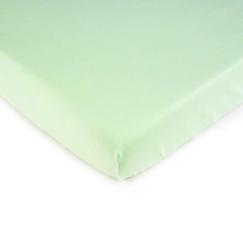 SheetWorld Fitted Pack N Play Playard Sheet Compatible with Delta Children LX Deluxe Portable Baby Play Yard 26 x 38 inches, 100% Cotton Jersey, Hypoallergenic, Butter Soft, Soft Mint, Made in USA