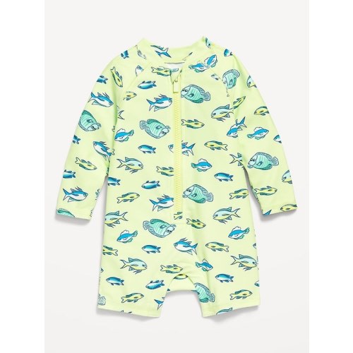 Printed Swim Rashguard Bodysuit for Baby
