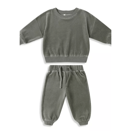 Boys' Velour Relaxed Sweatshirt & Joggers Set - Baby
