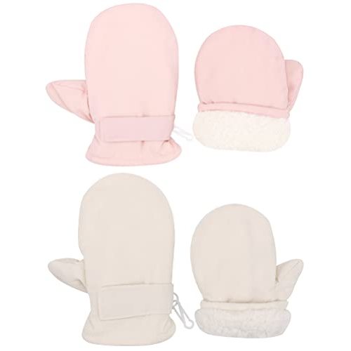 Urban Virgin Infant Baby Toddler Kids Winter Mittnes Lined Fleece Warm Waterproof Ski Snow Gloves For Boys Girls