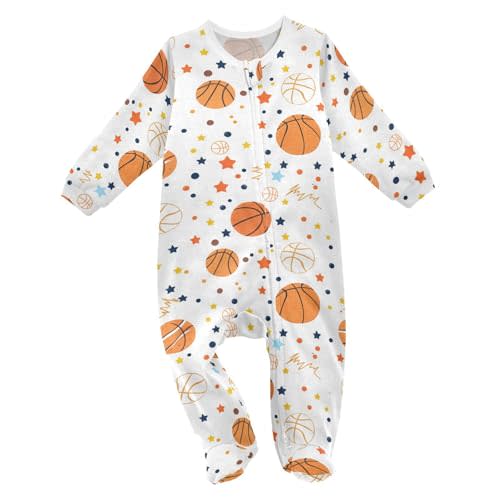 Dussdil Baby One-Piece Footies Newborn Rompers Pajamas Cotton Footed Pjs for Sleep Play Boys Girls
