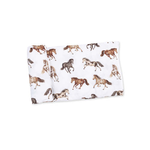 Stretch Swaddle, Wild Horses – SpearmintLOVE