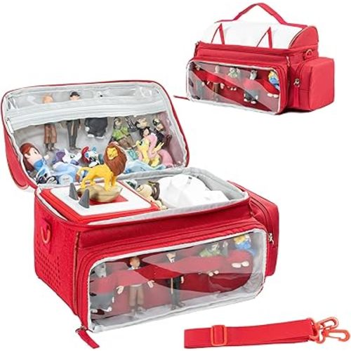 Carrying Case for Toniebox 2/1 Tonies Figures Storage Bag w/ Shoulder Strap