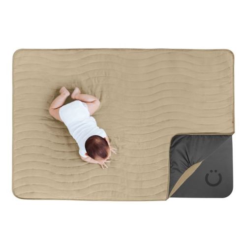 Ubbi Baby Play Mat with Soft Washable Cover - Taupe