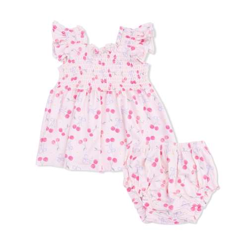 Sweet Bow Cherries - Baby Doll Tunic and Bloomer Set – Angel Dear