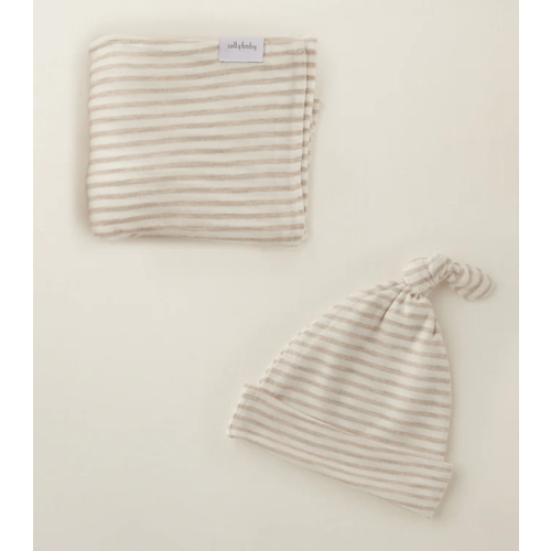Sollybaby Swaddle + Hat Set