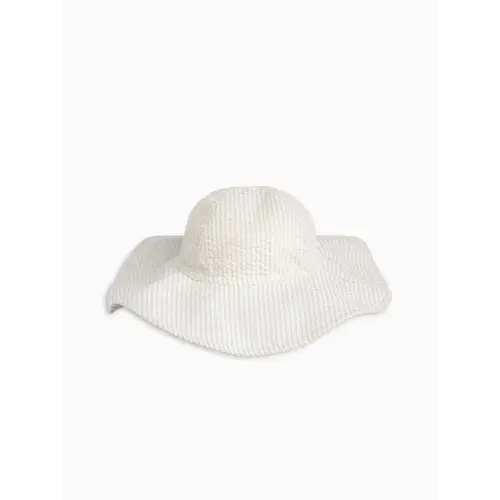 Seersucker Sun Hat - 6-12 m