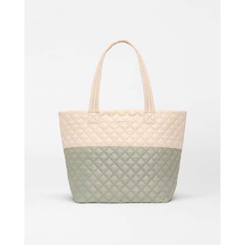 MZ Wallace Agave Green/Buff Medium Metro Tote Deluxe – Tote | MZ Wallace