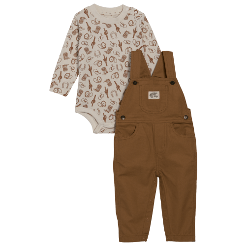 Bass Pro Shops Overalls and Long-Sleeve Bodysuit Set for Babies | Cabela's