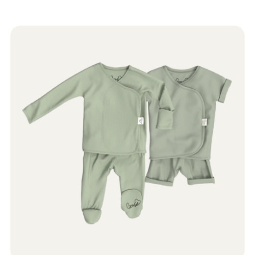 Baby Bundle - Avocado Footie + Romper – Bonsie Skin to Skin Babywear